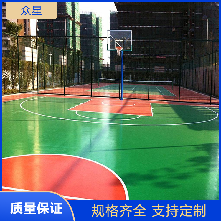 西宁市塑胶篮球场橡胶跑道 - 方案
